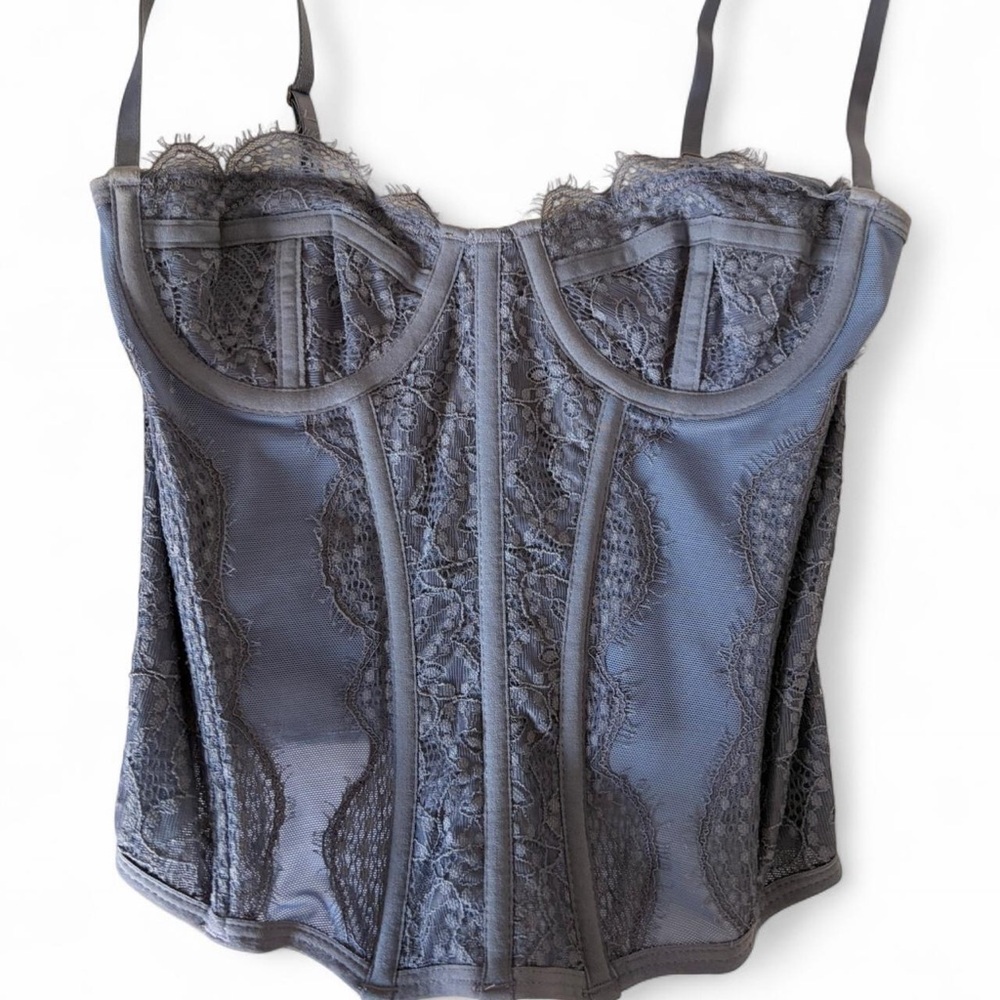 Urban Outfitters Blue Corset Top